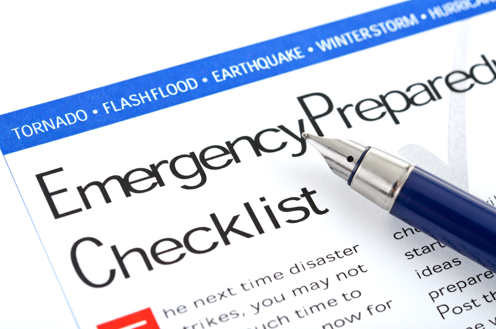 Emergency Preparedness Checklist