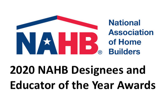 Congratulations 2020 NAHB Designees and Educator of the Year